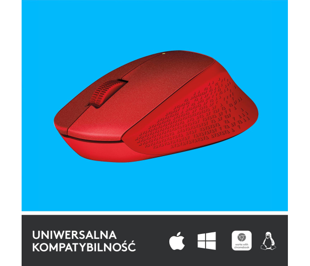 Logitech M330 Silent Plus (czerwona) - 329392 - zdjęcie 7